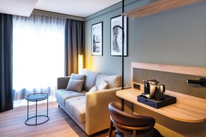 Quarto triplo superior | Roupas de cama antialérgicas, frigobar, escrivaninha