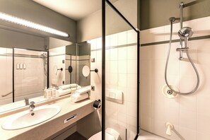 Amenidades de baño ecológicas, secadora de cabello, toallas 