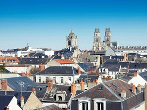 Chambre classique, 2 lits doubles | Vue de la chambre