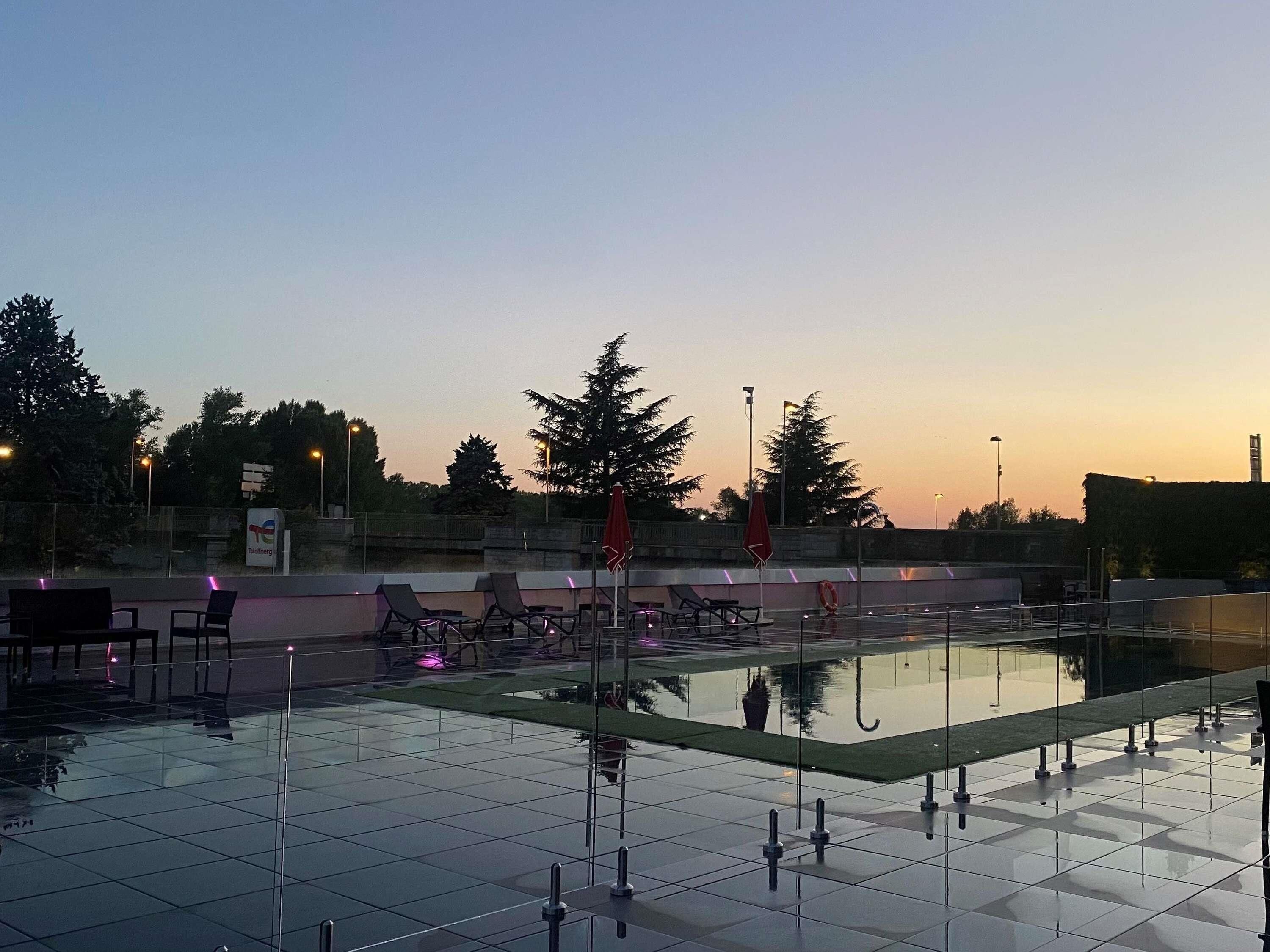 Seasonal outdoor pool