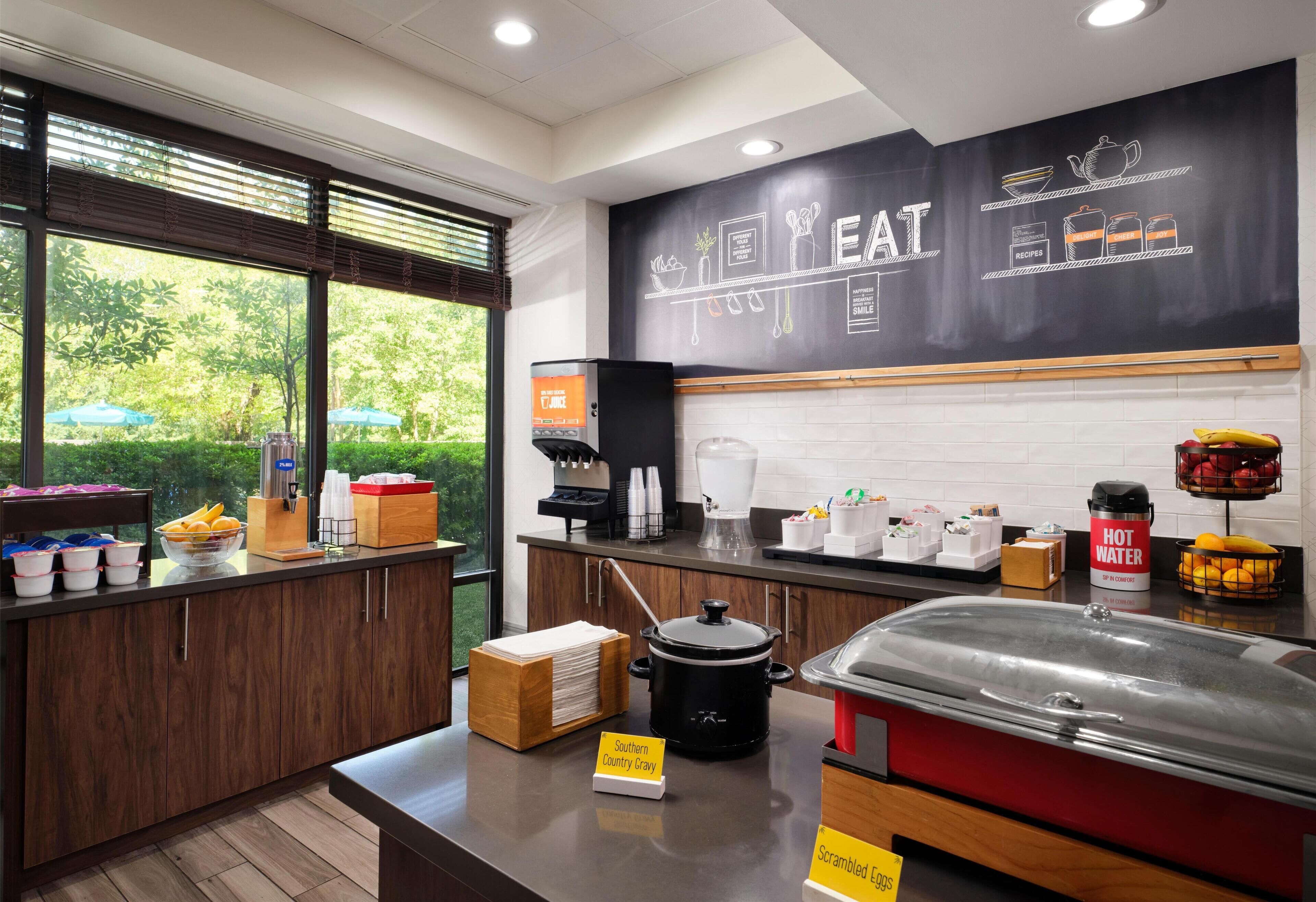 Petit déjeuner buffet compris tous les jours