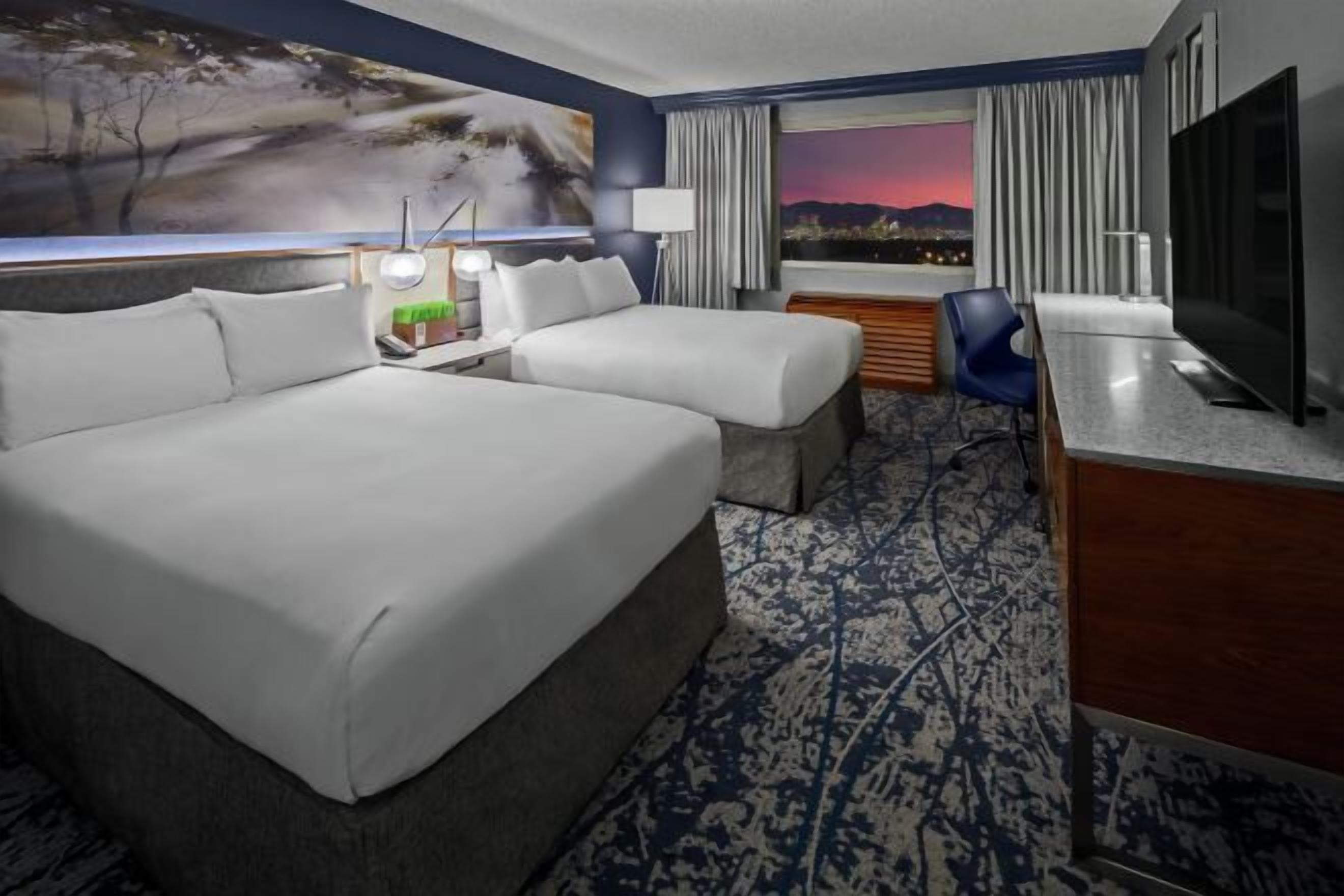 In-room safe, desk, laptop workspace, blackout drapes