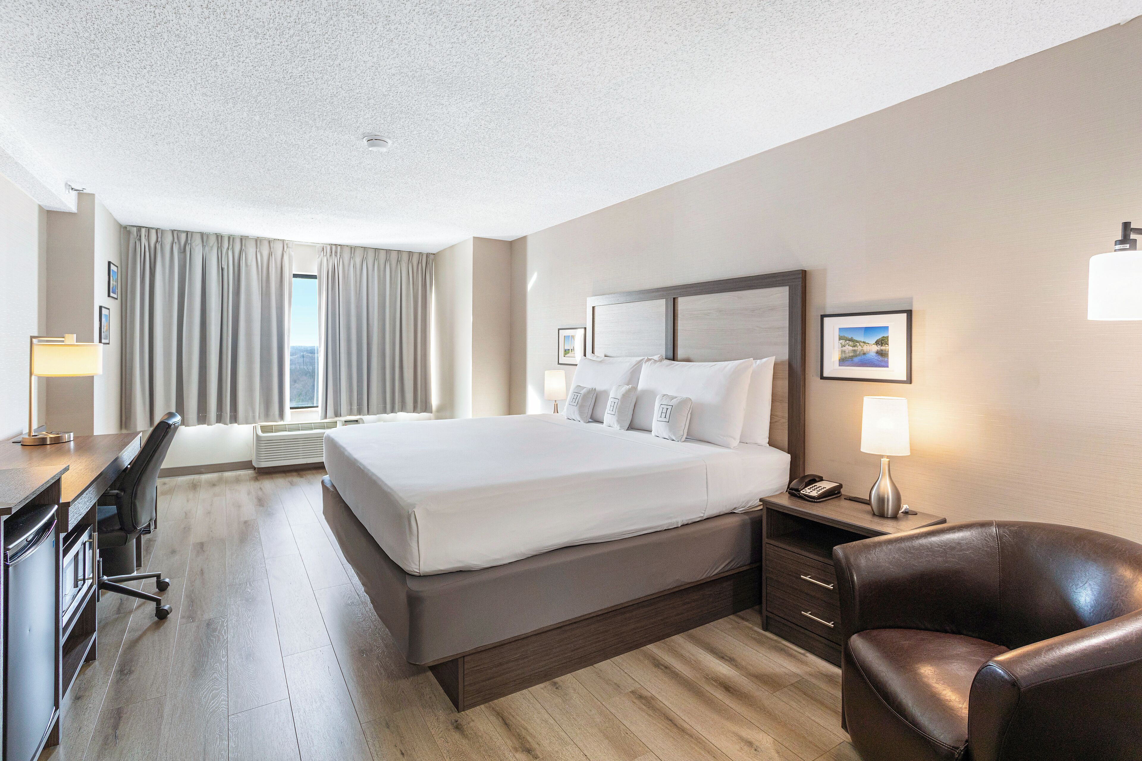 standard room, 1 king bed | egyptian cotton sheets, premium bedding, select comfort beds