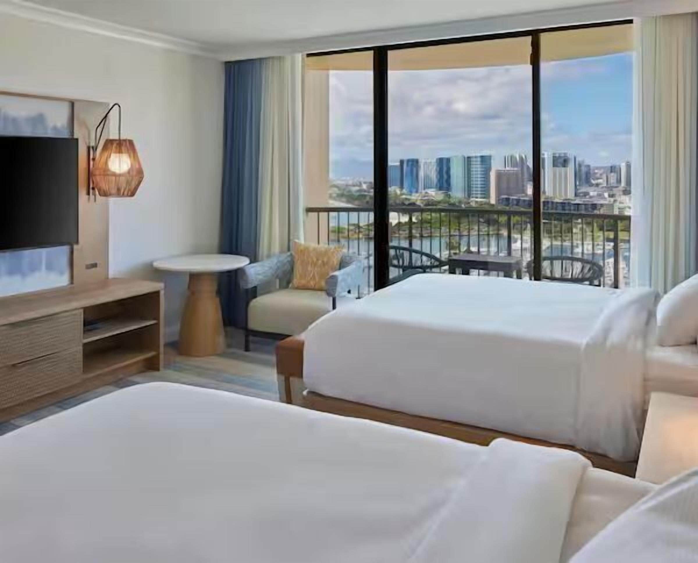 高級寢具、房內夾萬、書桌、手提電腦工作空間