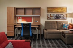 Studio, 1 King Bed with Sofa bed | Pillow-top beds, blackout curtains, iron/ironing board, free WiFi - TownePlace Suites by Marriott Windsor (Windsor)
