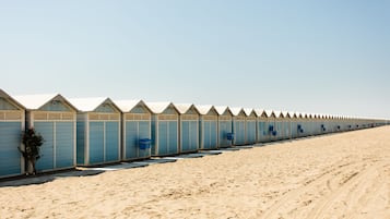 Vlak bij het strand