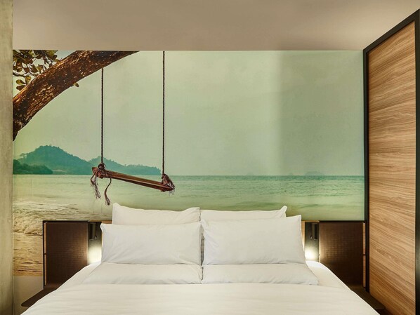 高級公寓, 1 張加大雙人床 | 迷你吧、房內夾萬、書桌、遮光窗簾/窗簾