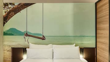 Superior Apartment, 1 Queen Bed | Minibar, in-room safe, desk, blackout drapes