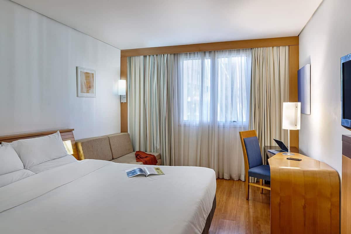 Habitación estándar, 1 cama matrimonial y sofá cama | Minibar, caja de seguridad en la habitación y escritorio