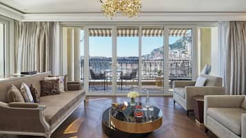 Suite, Terrasse, Meerblick (Corner) | Wohnbereich