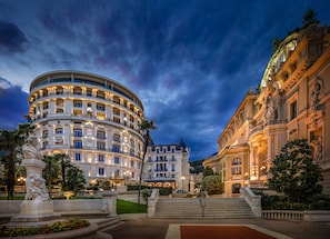 Front of property - evening/night