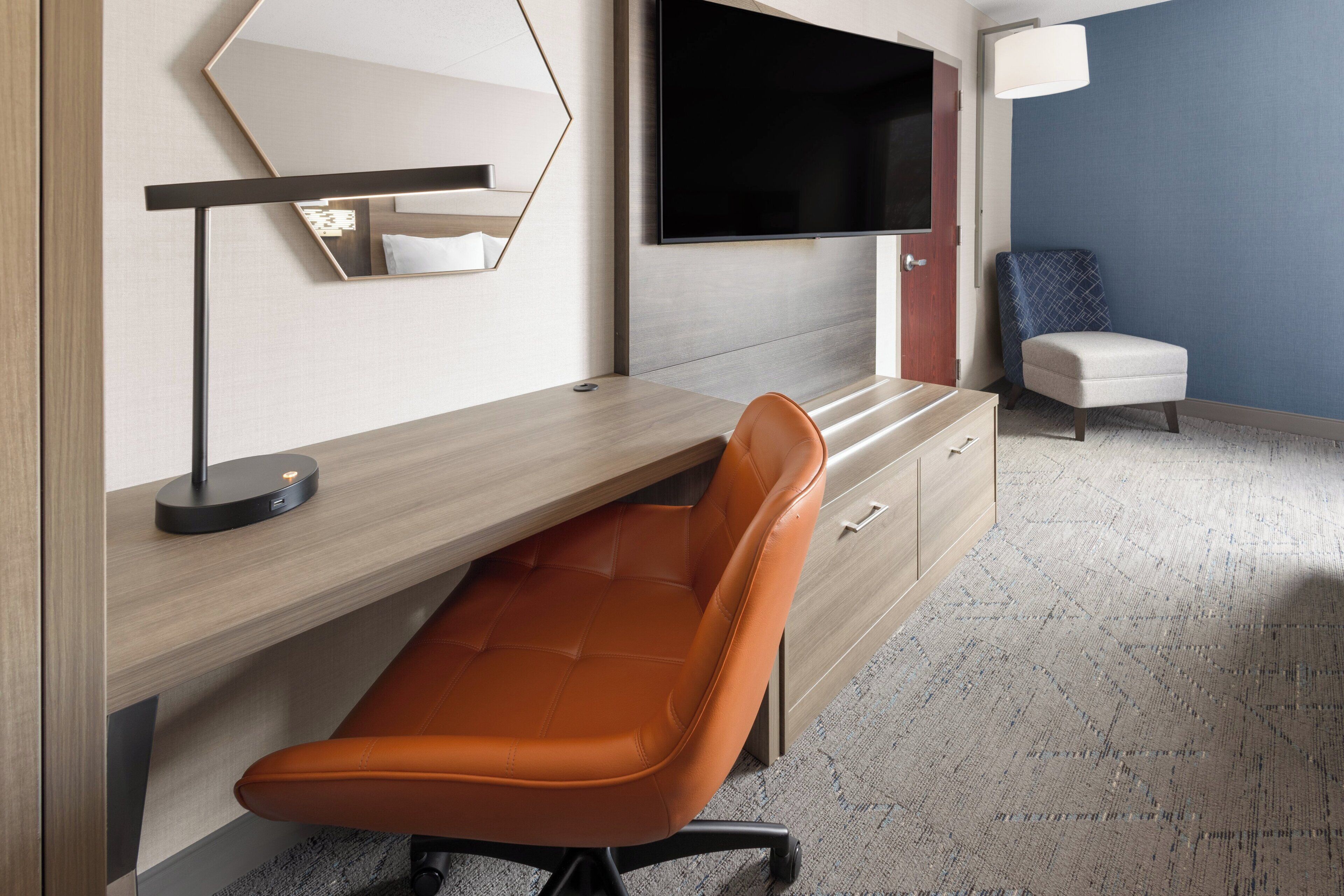 In-room safe, desk, blackout drapes, iron/ironing board