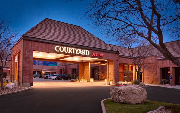 Front of property - evening/night
