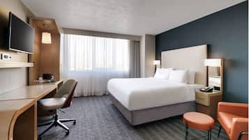 In-room safe, desk, blackout curtains, iron/ironing board