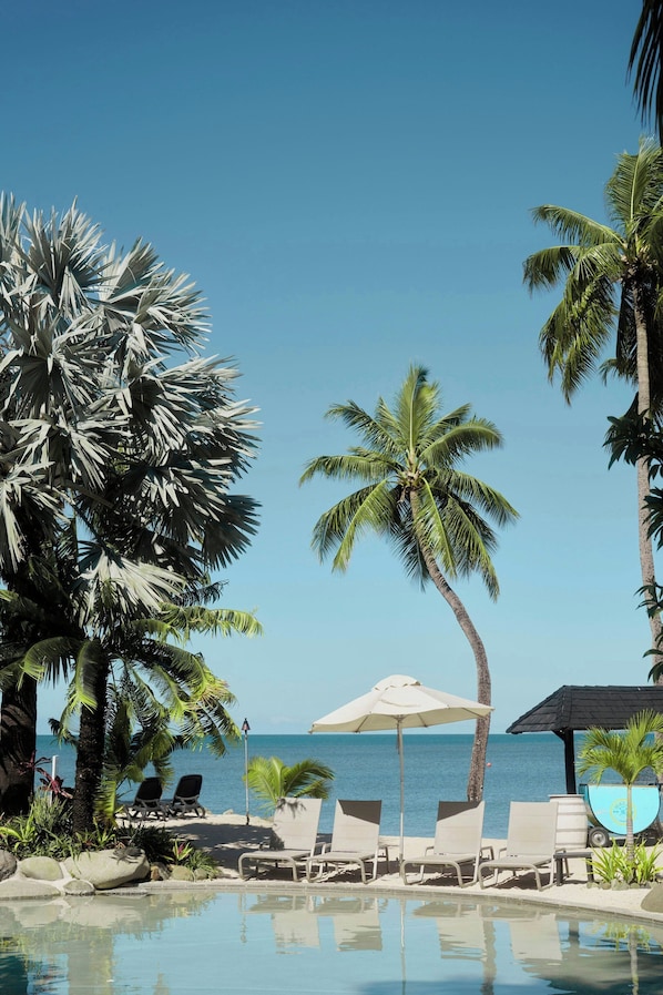 2 outdoor pools, open 7:00 AM to 7:00 PM, pool cabanas (surcharge)