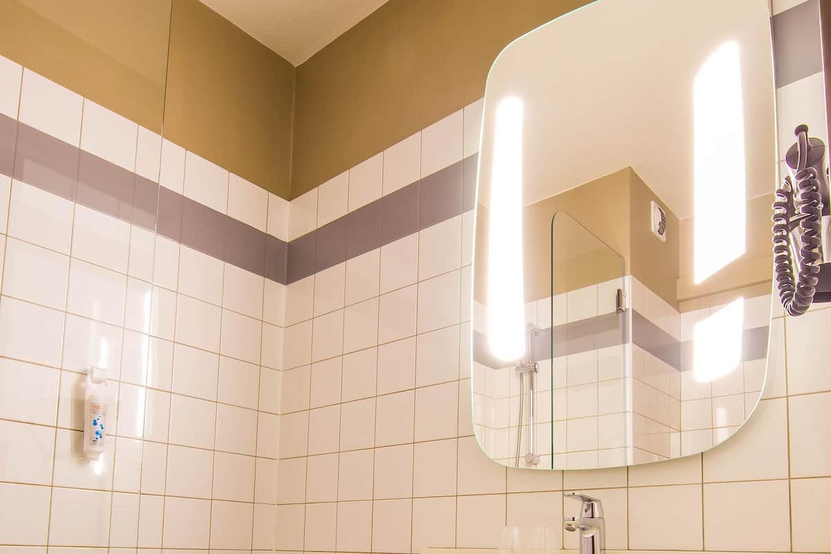 Regadera, amenidades de baño ecológicas, secadora de cabello, toallas