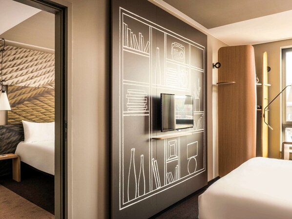 Premium bedding, pillow-top beds, in-room safe, desk