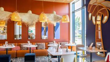 Breakfast, lunch, dinner served; French cuisine