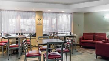 Free daily buffet breakfast