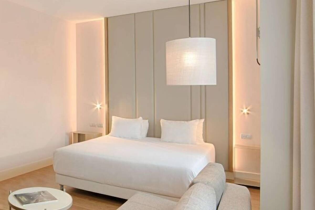 1 chambre, couette en duvet d'oie, minibar