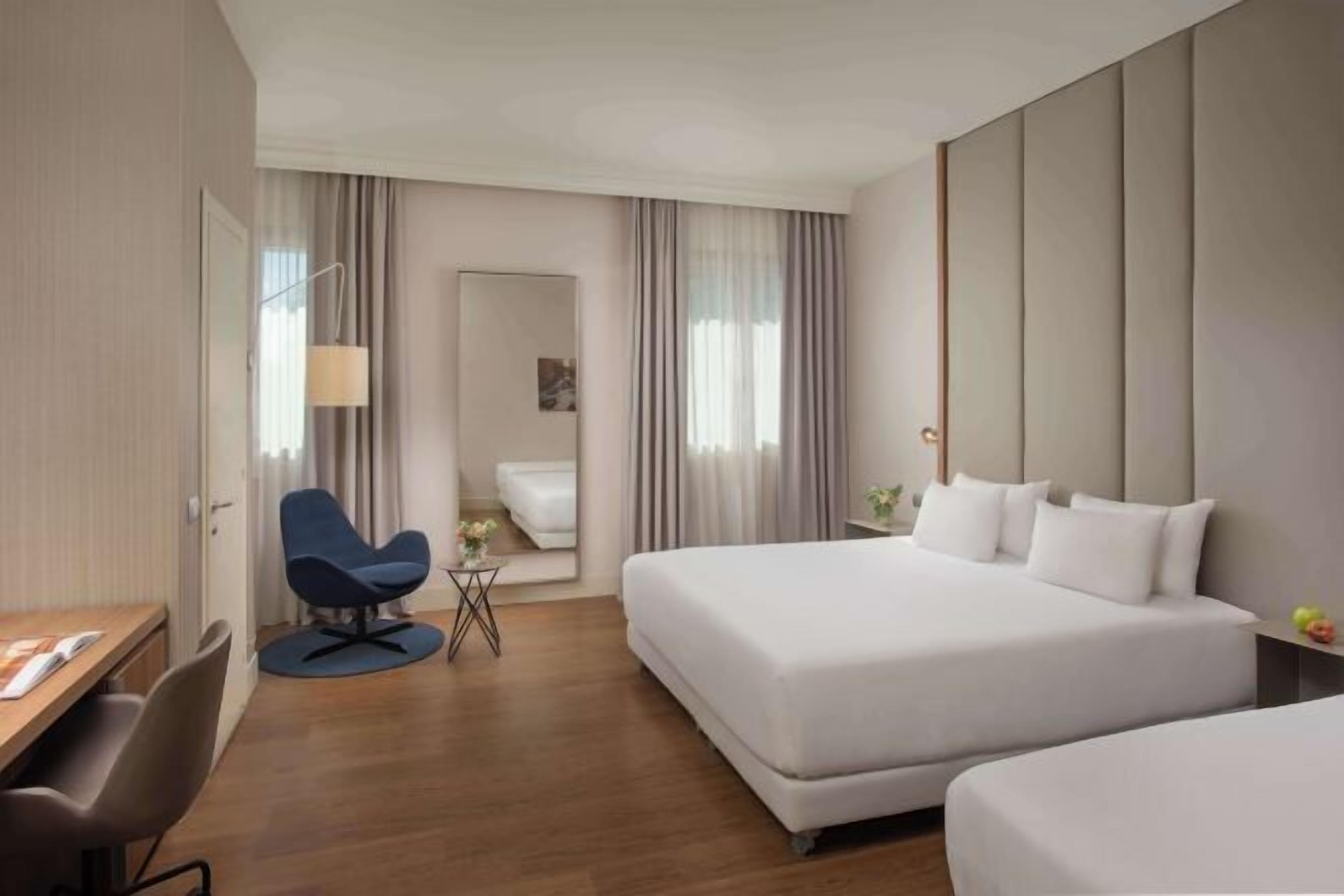 Down comforters, minibar, in-room safe, individually decorated