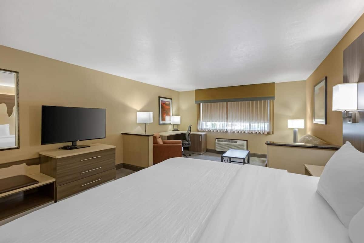 Premium bedding, pillowtop beds, in-room safe, desk