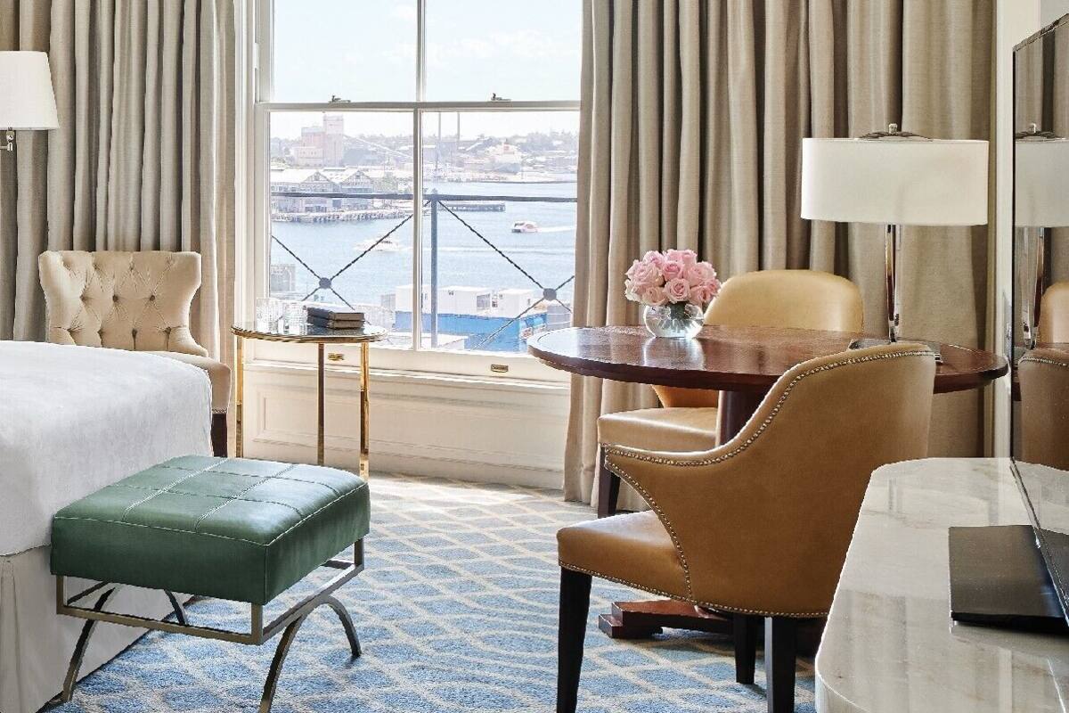 deluxe harbour double double | view from room