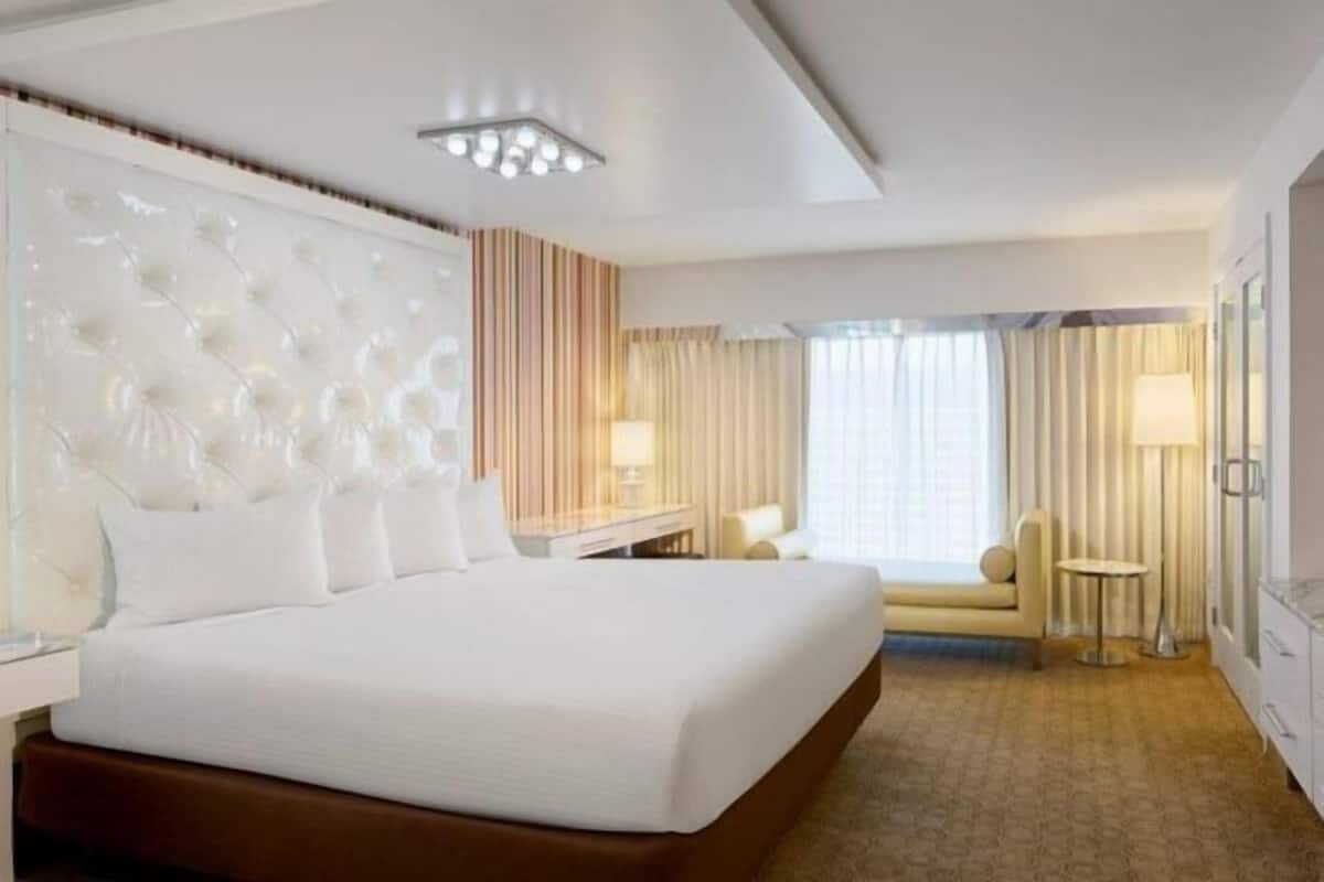 Pillow-top beds, in-room safe, desk, laptop workspace