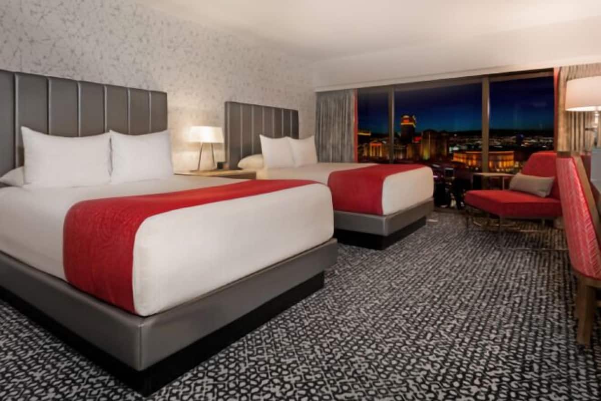 Pillow-top beds, in-room safe, desk, laptop workspace