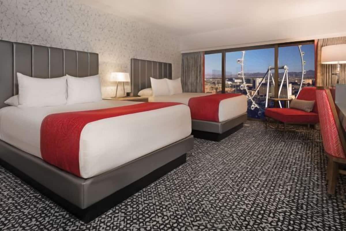 Pillow-top beds, in-room safe, desk, laptop workspace