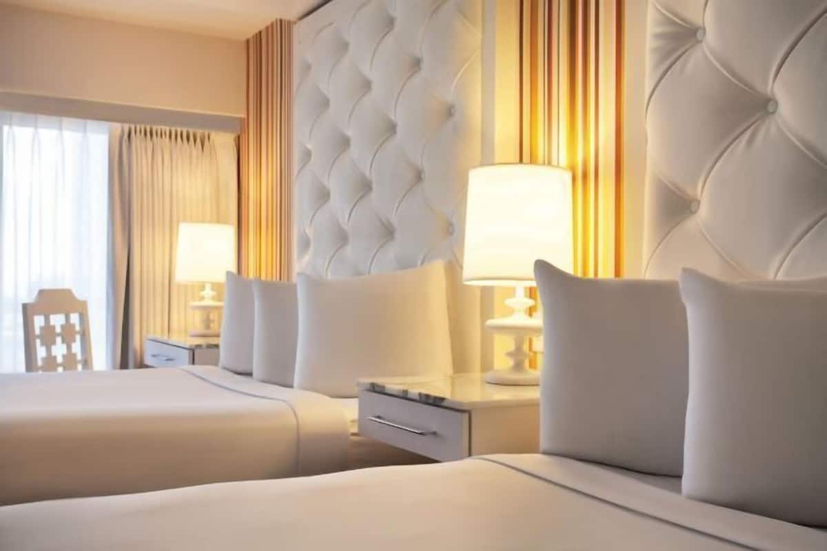 Pillow-top beds, in-room safe, desk, laptop workspace