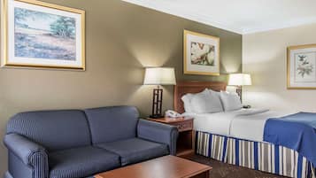 Premium bedding, in-room safe, desk, iron/ironing board