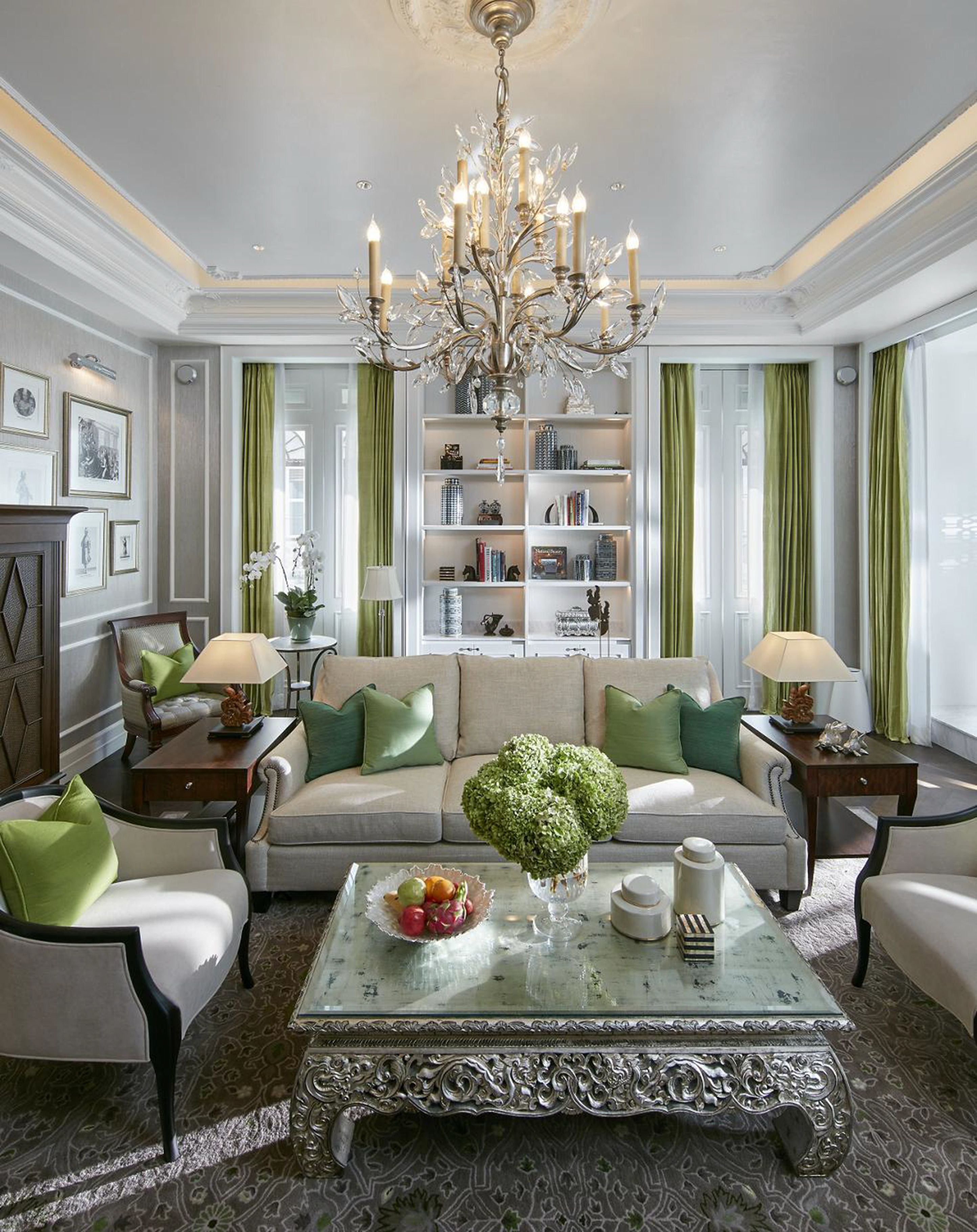 ambassador 2 bedroom suite | living area | 48-inch lcd tv with cable channels, tv