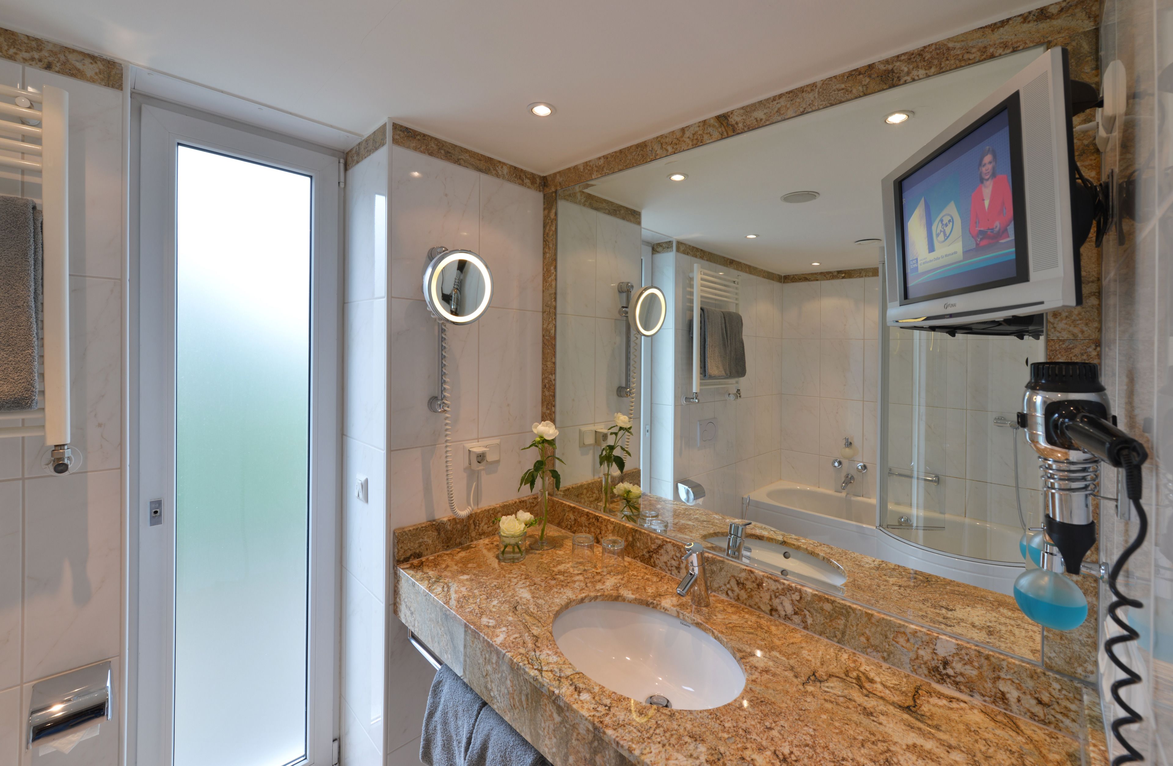 quadruple room | hypo-allergenic bedding, in-room safe, desk, blackout curtains