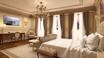 Deluxe Room, 1 Queen Bed, Non Smoking | Minibar, in-room safe, free WiFi, bed sheets
