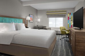 Desk, blackout curtains, iron/ironing board, free WiFi