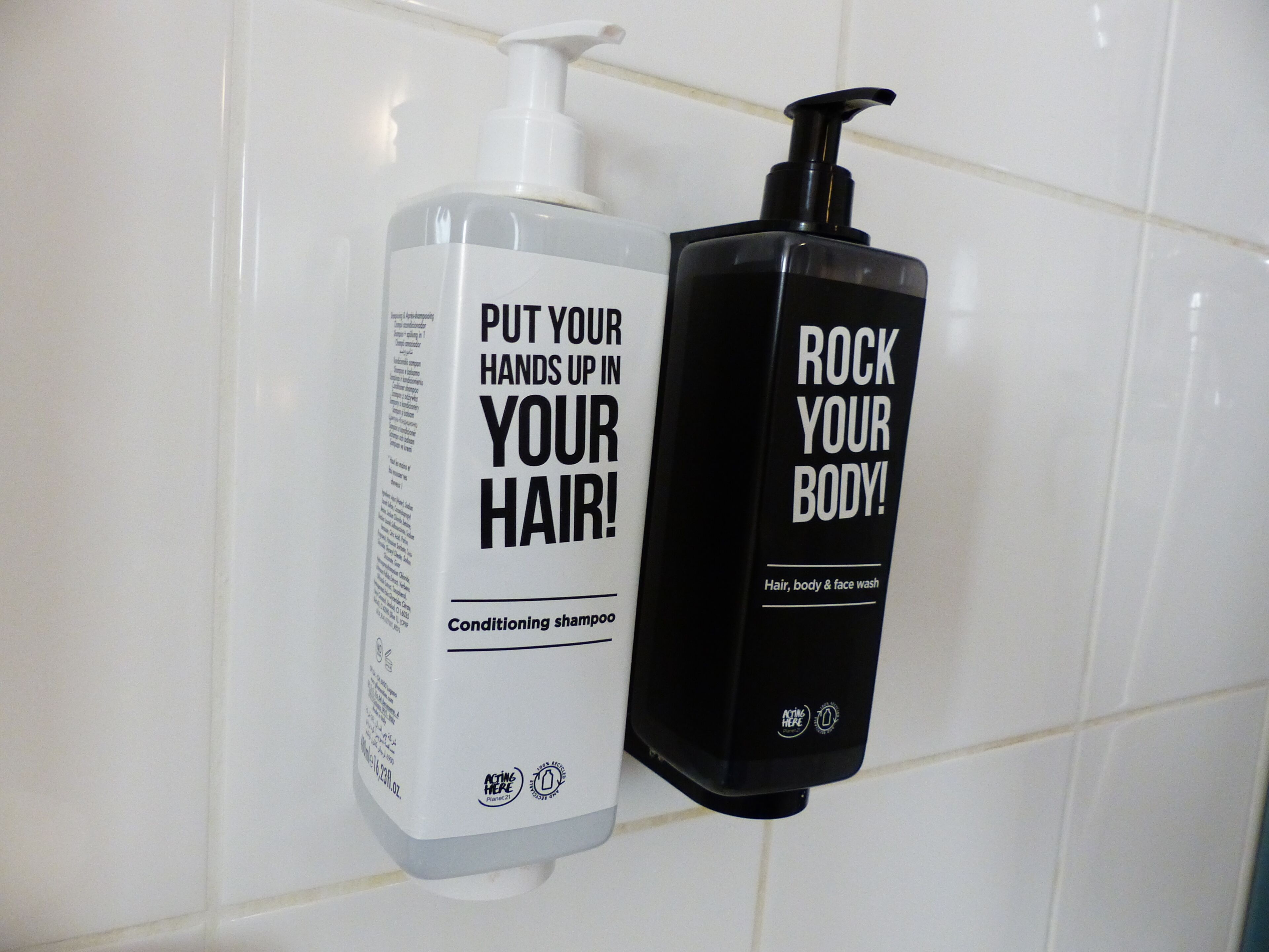 shower, eco-friendly toiletries, hair dryer, towels