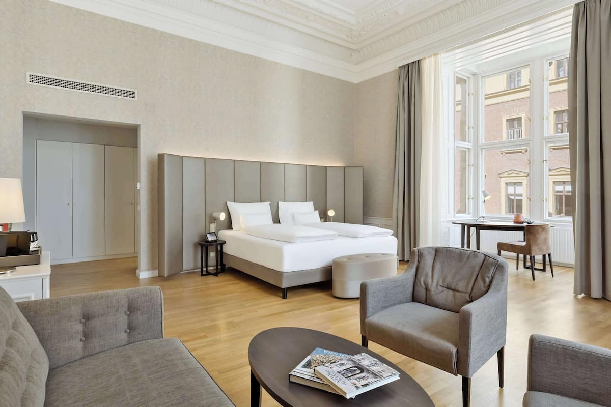 1 habitación y ropa de cama de alta calidad