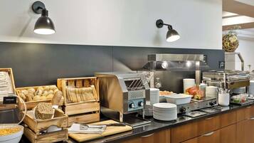 Daily buffet breakfast (EUR 24 per person)