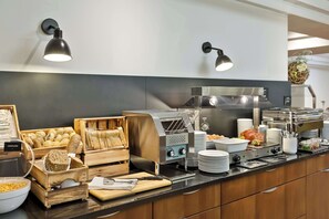 Daily buffet breakfast (EUR 24 per person)