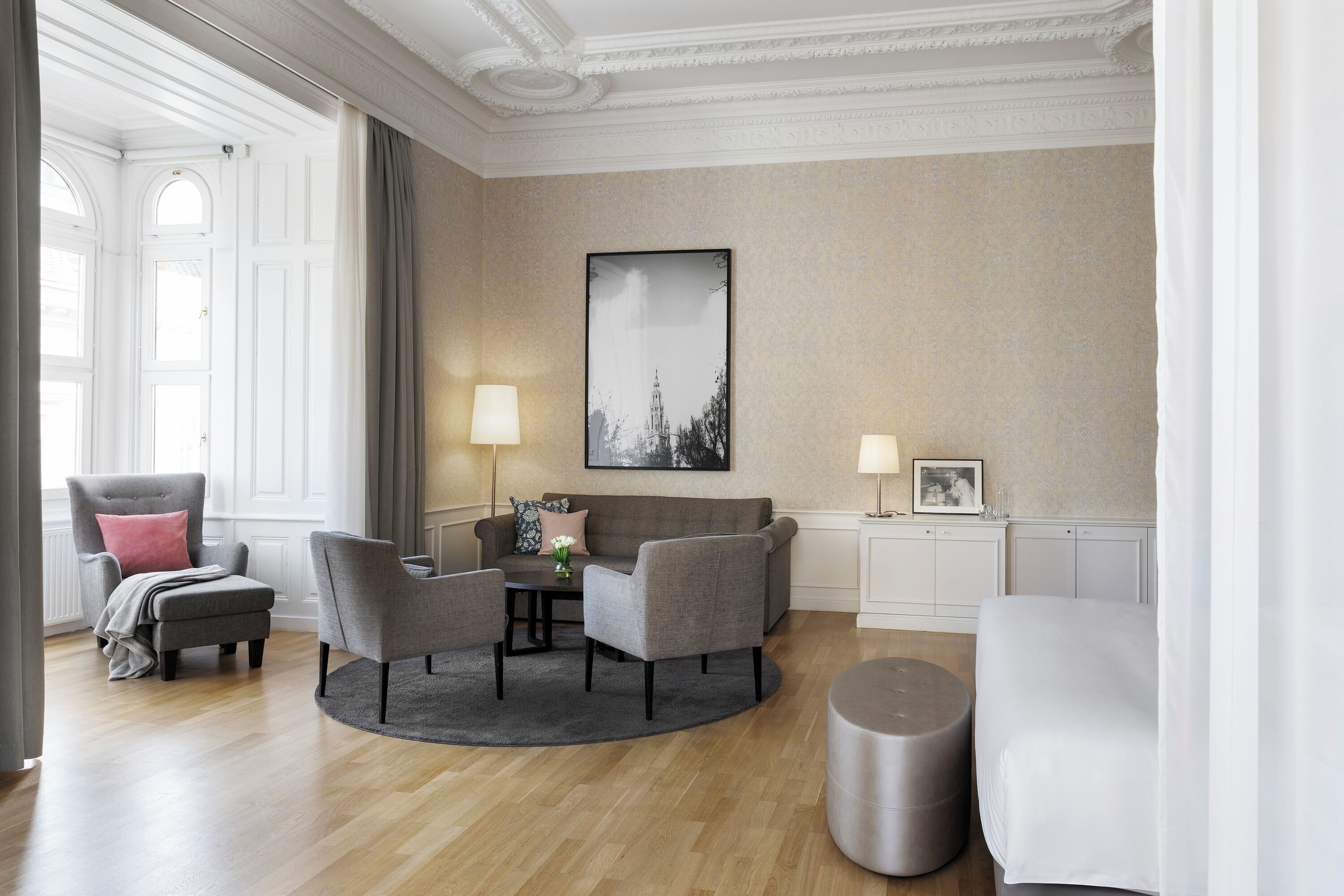 Junior Suite, 1 King Bed | Premium bedding, in-room safe, individually decorated, desk