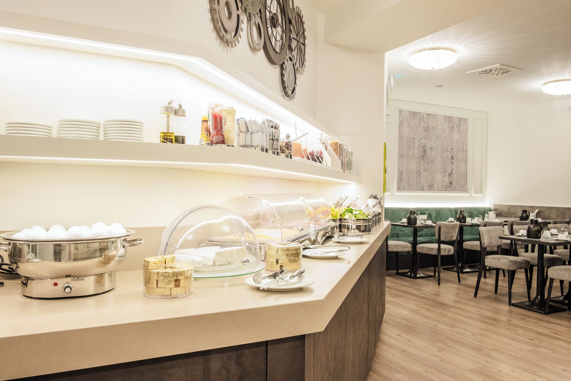 daily buffet breakfast (eur 10 per person)