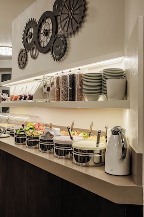 Daily buffet breakfast (EUR 10 per person)