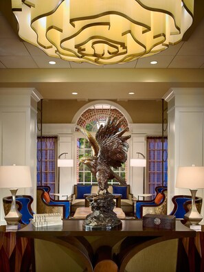 Sala de estar en el lobby