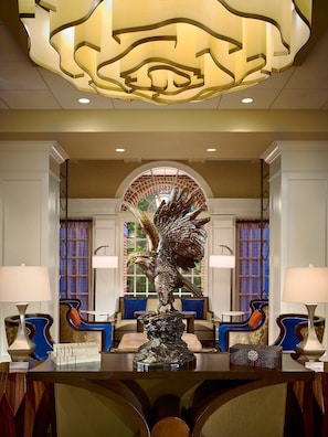 Sala de estar en el lobby