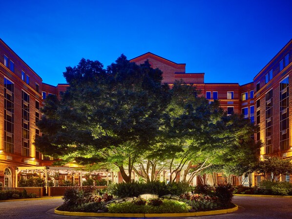 Front of property – evening/night