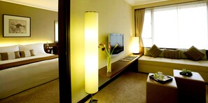 In-room safe, desk, blackout curtains, iron/ironing board