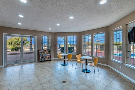 Lobby sitting area. Motel 6 Waxahachie, TX