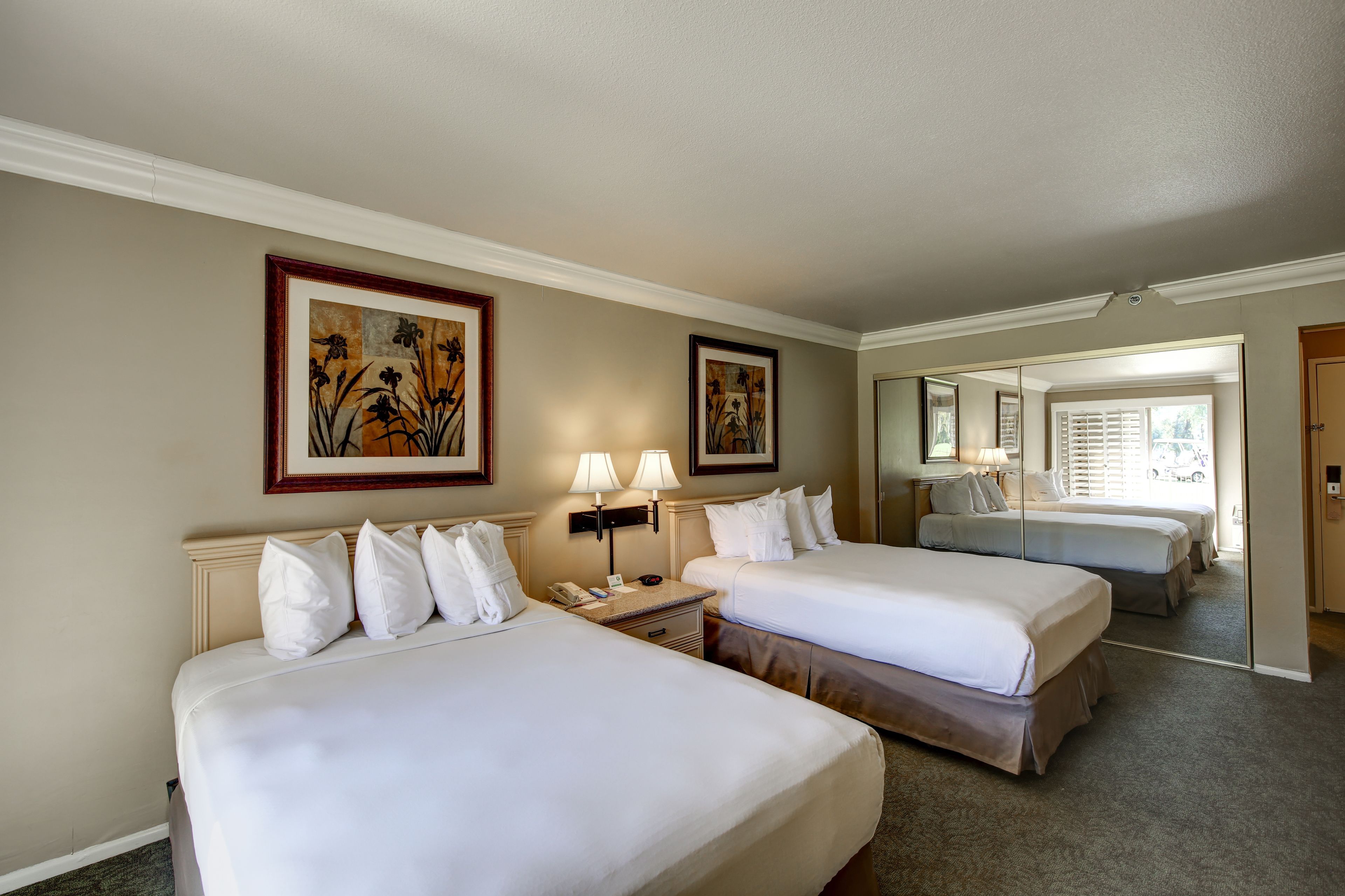 Pillow-top beds, in-room safe, iron/ironing board, rollaway beds