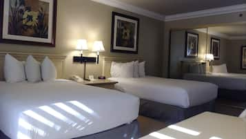 Standard Room, 2 Double Beds | Pillow-top beds, in-room safe, iron/ironing board, rollaway beds